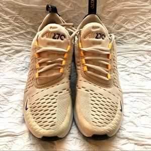 Nike women's air max 270 light bone purple size 7